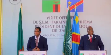 Le congolais Felix Tshisekedi et le zambien Hichilema lancent les travaux de construction du pont Luapula pour relier leurs pays
